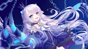 Картинка elsword аниме фон взгляд девушка