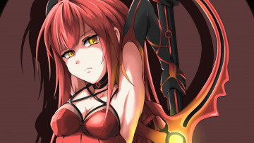 Картинка elsword аниме фон взгляд девушка