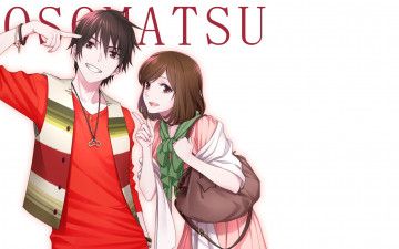 Картинка аниме osomatsu-san парень девушка