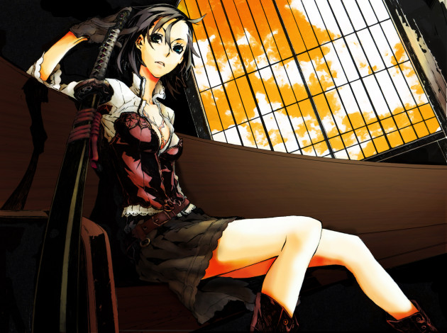 Обои картинки фото аниме, dogs,  bullets & carnage, fuyumine, naoto