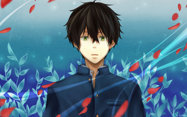 Обои картинки фото аниме, hyouka, oreki, houtarou