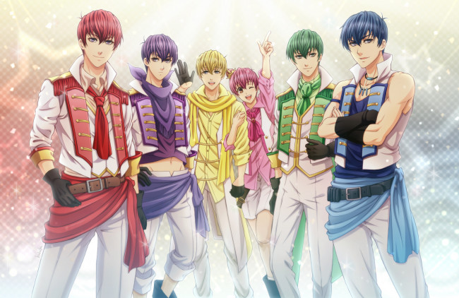 Обои картинки фото аниме, osomatsu-san, парни