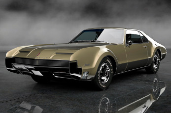 обоя oldsmobile toronado 1966, автомобили, 3д, oldsmobile, toronado, 1966