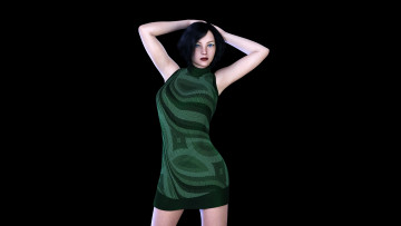 Картинка 3д+графика люди+ people фон взгляд девушка