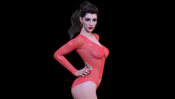 Картинка 3д+графика люди+ people взгляд девушка фон