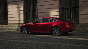 Картинка mazda+6+2018 автомобили mazda 6 вишнёвая 2018