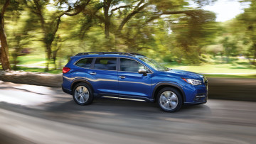 Картинка subaru+ascent+2019 автомобили subaru 2019 ascent синий внедорожник