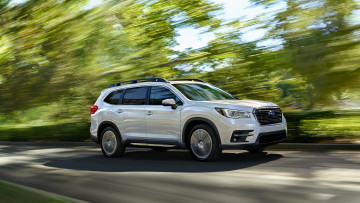 Картинка subaru+ascent+2019 автомобили subaru ascent 2019 внедорожник белый