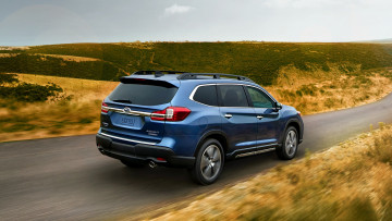 Картинка subaru+ascent+2019 автомобили subaru синий внедорожник 2019 ascent