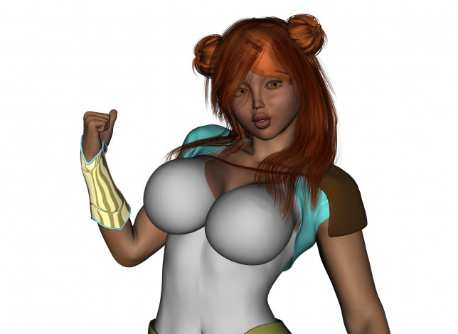 Обои картинки фото 3д графика, люди , people, фон, взгляд, девушка