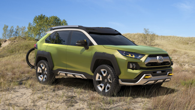 Обои картинки фото future toyota adventure concept 2017, автомобили, toyota, future, adventure, concept, 2017