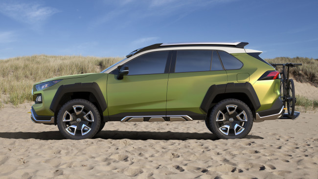 Обои картинки фото future toyota adventure concept 2017, автомобили, toyota, future, adventure, concept, 2017