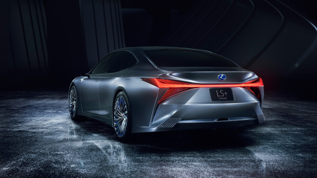 Обои картинки фото lexus ls plus concept 2017, автомобили, lexus, 2017, concept, plus, ls