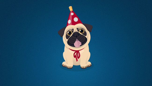 Обои картинки фото праздничные, векторная графика , новый год, минимализм, зима, новый, год, настроение, собака, праздник, собаки, 2018