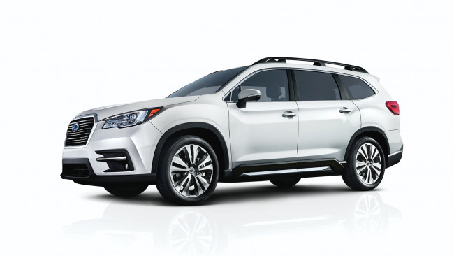 Обои картинки фото subaru ascent 2019, автомобили, subaru, ascent, 2019, внедорожник, белый