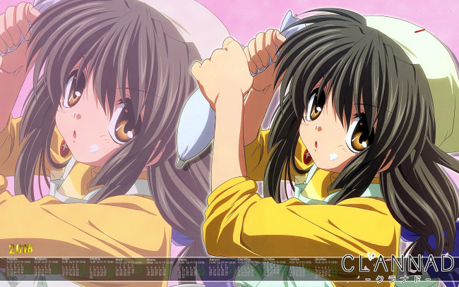 Обои картинки фото календари, аниме, 2018, девушка, взгляд, лицо