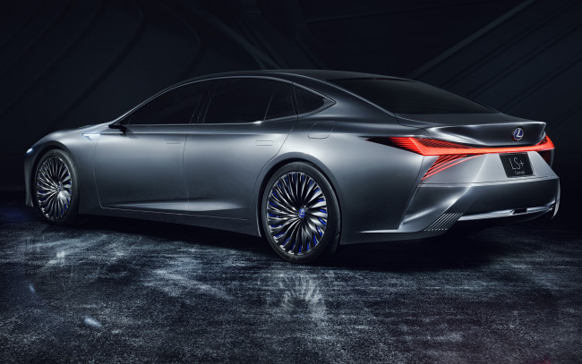 Обои картинки фото lexus ls plus concept 2017, автомобили, lexus, ls, 2017, plus, concept