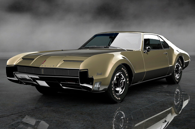 Обои картинки фото oldsmobile toronado 1966, автомобили, 3д, oldsmobile, toronado, 1966