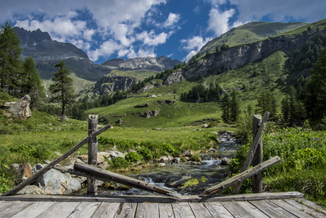 Обои картинки фото природа, горы, простор