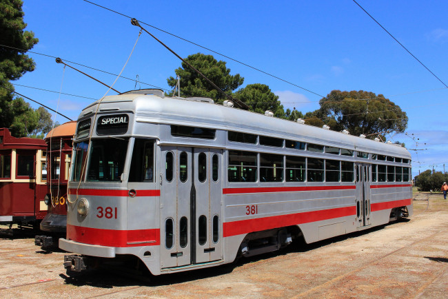 Обои картинки фото техника, трамваи, трамвай, рельсы