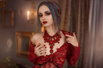 Картинка девушка девушки -unsort+ рыжеволосые+и+другие модель