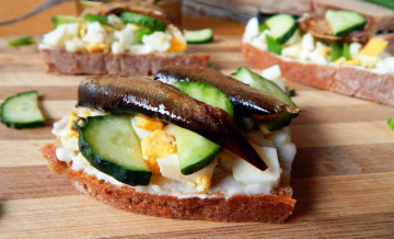 Картинка еда бутерброды +гамбургеры +канапе