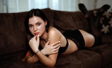 Картинка девушка девушки -unsort+ брюнетки темноволосые модель