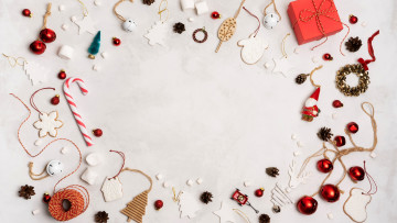 Картинка праздничные -+разное+ новый+год игрушки леденцы шарики