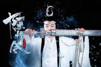 Картинка девушки -+креатив +косплей лань ванцзи меч костюм