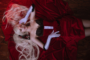 Картинка девушки -+блондинки +светловолосые блондинка платье перчатки