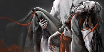 Картинка аниме mo+dao+zu+shi лань ванцзи вэй усянь кровь флейта