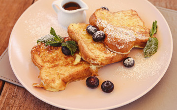 Картинка еда хлеб +выпечка мята тосты ягоды