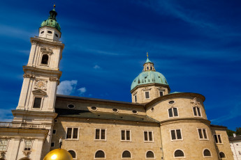 Картинка города зальцбург+ австрия собор