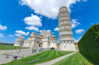 обоя leaning tower, города, пиза , италия, leaning, tower