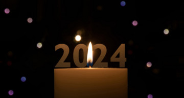 Картинка праздничные новогодние+свечи свеча год цифры