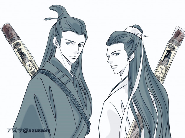 Обои картинки фото аниме, mo dao zu shi, сун, лань, сяо, синчень