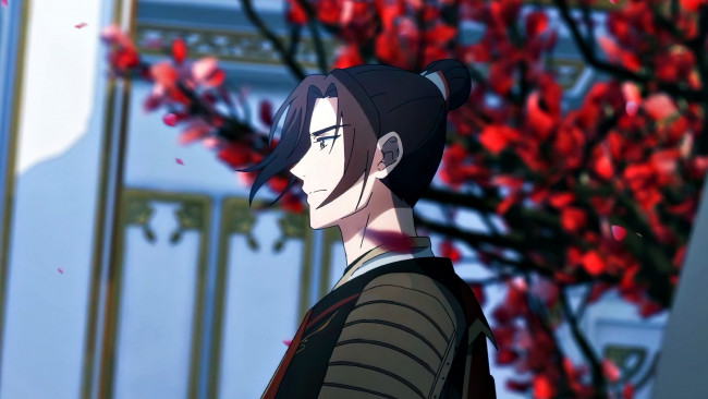 Обои картинки фото аниме, tian guan ci fu, персонаж, дерево