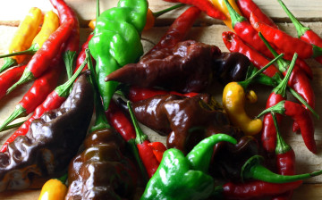 обоя еда, перец, зеленый, красный, желтый, стручки