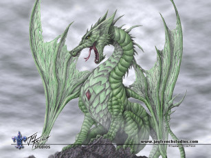 Картинка фэнтези драконы