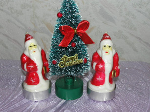 обоя праздничные, новогодние, свечи