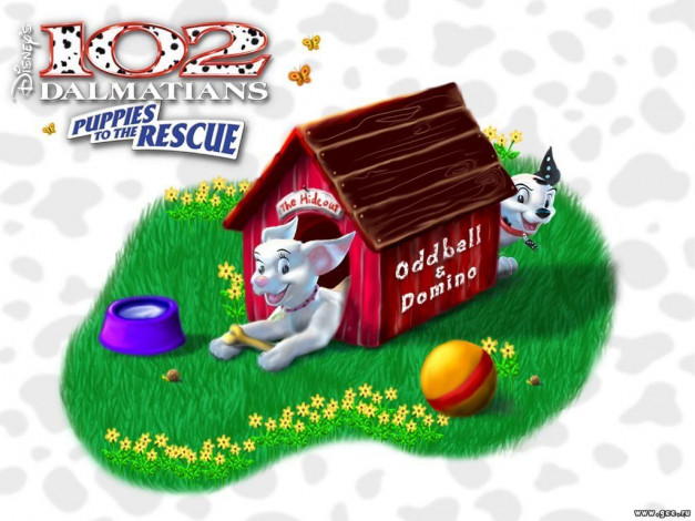 Обои картинки фото 102, dalamatians, мультфильмы, dalmatians