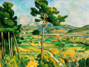обоя рисованные, paul, cezanne