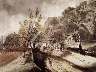 Картинка рисованные природа