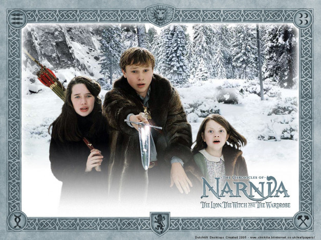 Обои картинки фото кино, фильмы, the, chronicles, of, narnia, lion, witch, and, wardrobe