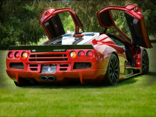 Картинка 2009 ssc ultimate aero red автомобили ac cobra shelby
