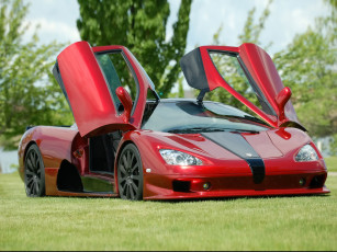 Картинка 2009 ssc ultimate aero red автомобили ac cobra shelby