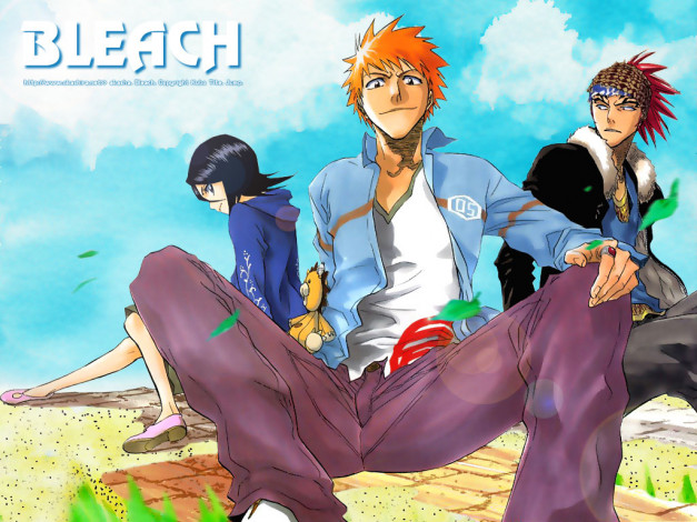 Обои картинки фото аниме, bleach