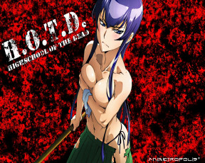 Картинка аниме highschool of the dead