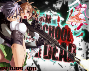 Картинка аниме highschool of the dead