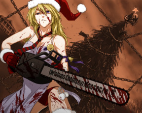 Картинка аниме merry chrismas winter